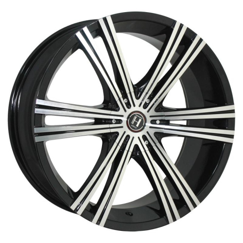 HARP Y-28 8.5x20/5x114.3 ET40 D74.1 Glossy-Black__Machined-Face
