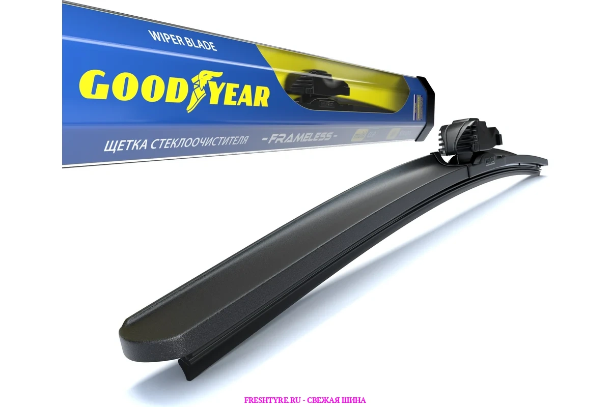 картинка Щетка б/к Goodyear FRAMELESS 18"/45 cm всесезонная, MULTICLIP от Свежаяшина.рф