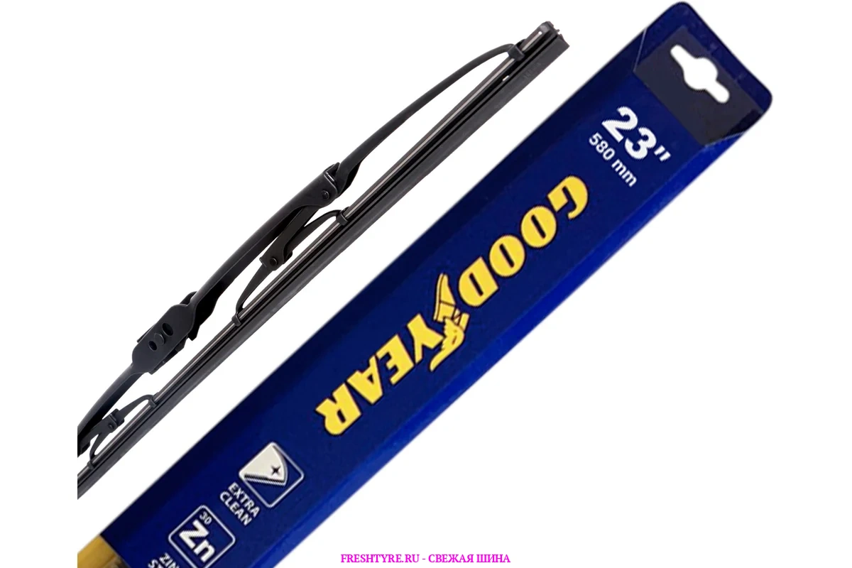 картинка Щетка с/о каркасная Goodyear FRAME 23"/58 cm всесезонная, 3 переходника от Свежаяшина.рф