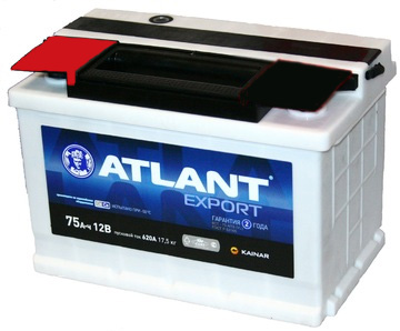 Аккумулятор автомобильный ATLANT Export 12V 100AH