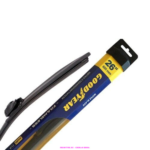 картинка Щетка б/к Goodyear FRAMELESS 26"/65 cm всесезонная, MULTICLIP от Свежаяшина.рф
