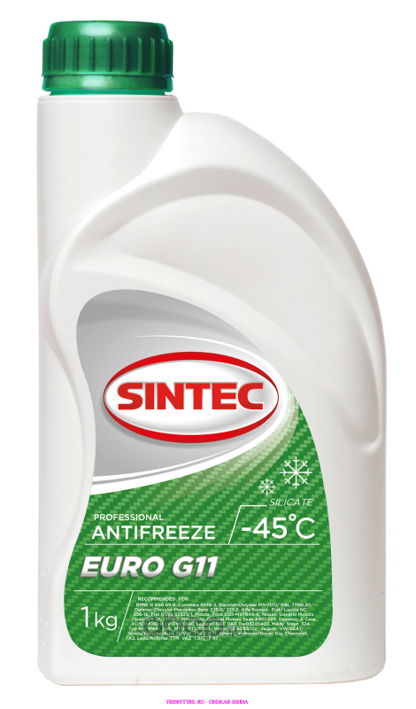 картинка Антифриз Sintec EURO G11 green -40 1кг от Свежаяшина.рф