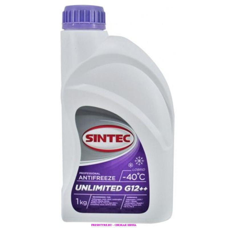 картинка Антифриз Sintec UNLIMITED G12 ++ (-40) 1кг от Свежаяшина.рф