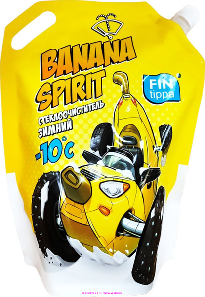 картинка Зимний стеклоочиститель FIN TIPPA -10C Banana spirit 3л от Свежаяшина.рф