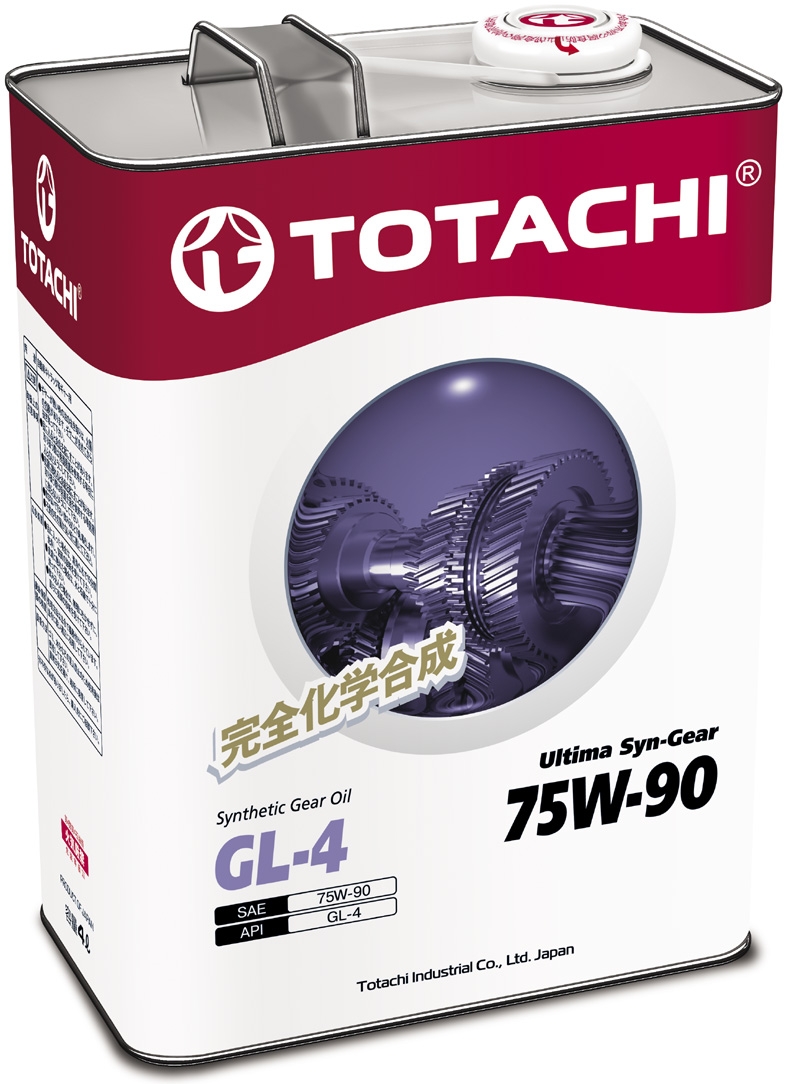 Т/масло синтетика TOTACHI Ultima Syn-Gear 75W-90 GL-4 4л
