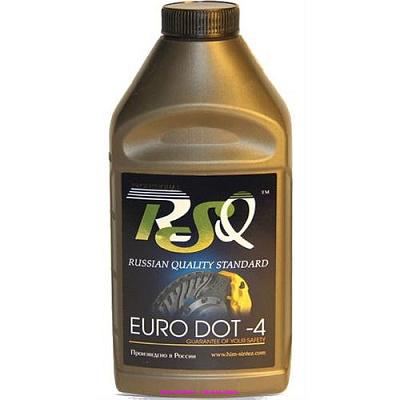 картинка Жидкость тормозная EURO DOT-4 "RSQ"455г от Свежаяшина.рф