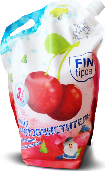 картинка Зимний стеклоочиститель FIN TIPPA -10C Вишня 3л от Свежаяшина.рф