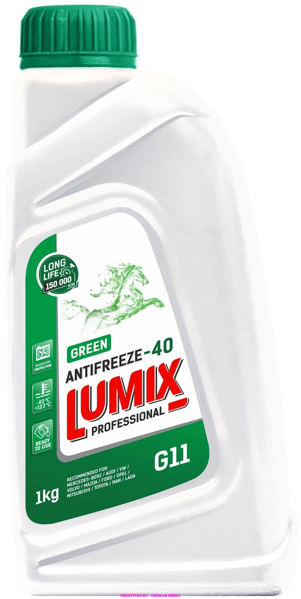 картинка Антифриз LUMIX GREEN G11 1кг -40C от Свежаяшина.рф