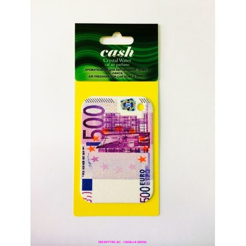 картинка Ароматизатор подвесной картонный RASH "Cash" - купюры - баббл гам от Свежаяшина.рф