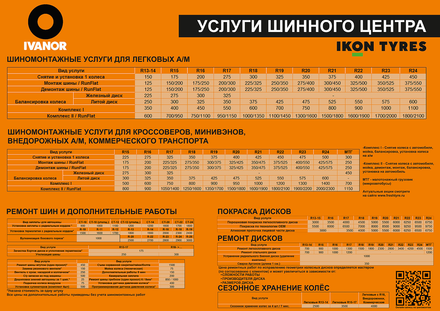 Профессиональный шиномонтаж