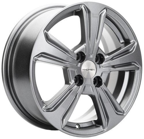 Khomen Wheels KHW1502 (Vesta) 6x15/4x100 ET50 D60,1 G-Silver-FP