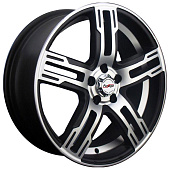 картинка Forsage P1375 7x16/5x112 D57.1 ET50 Black от Свежаяшина.рф