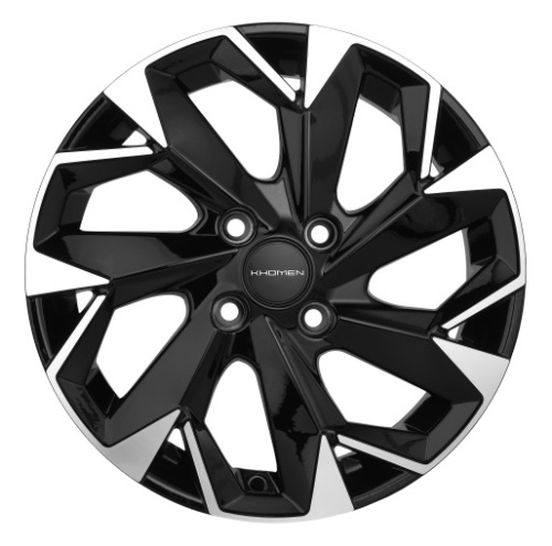 Khomen Wheels KHW1508 (Rio) 6x15/4x100 ET46 D54,1 Black-FP