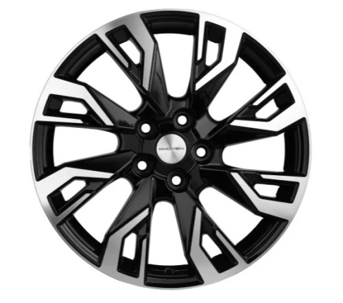Khomen Wheels KHW1809 (Geely Coolray) 7x18/5x114,3 ET53 D54,1 Black-FP