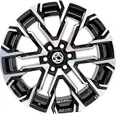 Khomen Wheels AZIMUT 2205 9x22/6x139,7 ET50 D95,1 Black-FP