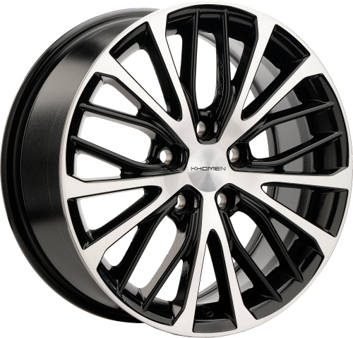 Khomen Wheels KHW1705 (Changan/Geely/Lexus/Toyota) 7x17/5x114,3 ET45 D60,1 Black-FP