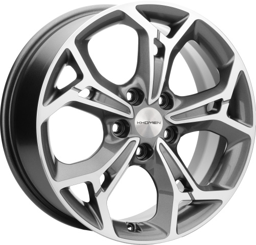 Khomen Wheels KHW1702 (Changan/Geely/Lexus/Toyota) 7x17/5x114,3 ET45 D60,1 Gray-FP